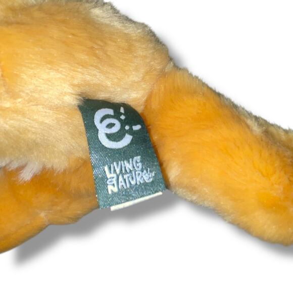 Living Nature 9" Plush Dog Golden Retriever Stuffed Animal Nursery Shower Gift - Picture 7 of 11